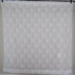 Curtain Lace Panel Floral Small Flowers 57 x 58